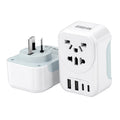 DISGIAN AU Travel Adapter,EU/UK/USA/JP China Italy to AU/NZ Outlet Power Adaptor with 2 USB-C and 2USB-A Port.Portable World to Australia Plug Adapter Compatible with US, UK, EU, JP,CN Plug
