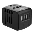 DISGIAN Universal Travel Adapter 3 USB & Type-C Port International Wall Charger Plug for UK EU AU 200 Countries
